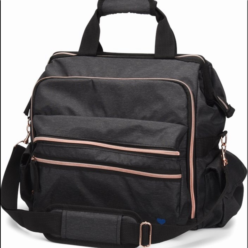 Nurse mates ultimate bag black/ rose gold